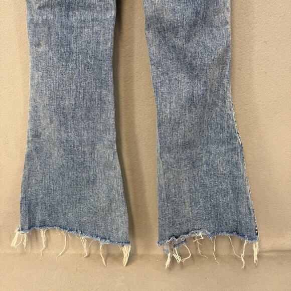 BKE Jeans Women's 26x29.5 (2) Light Blue Billie Slim Fit High Rise Flare Preppy - Picture 7 of 15